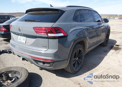 2023 Volkswagen Atlas Cross Sport 3.6L V6 Sel/3.6L V6 Sel R-Line Black z USA, uszkodzony, nr VIN 1V2SE2CA0PC200281